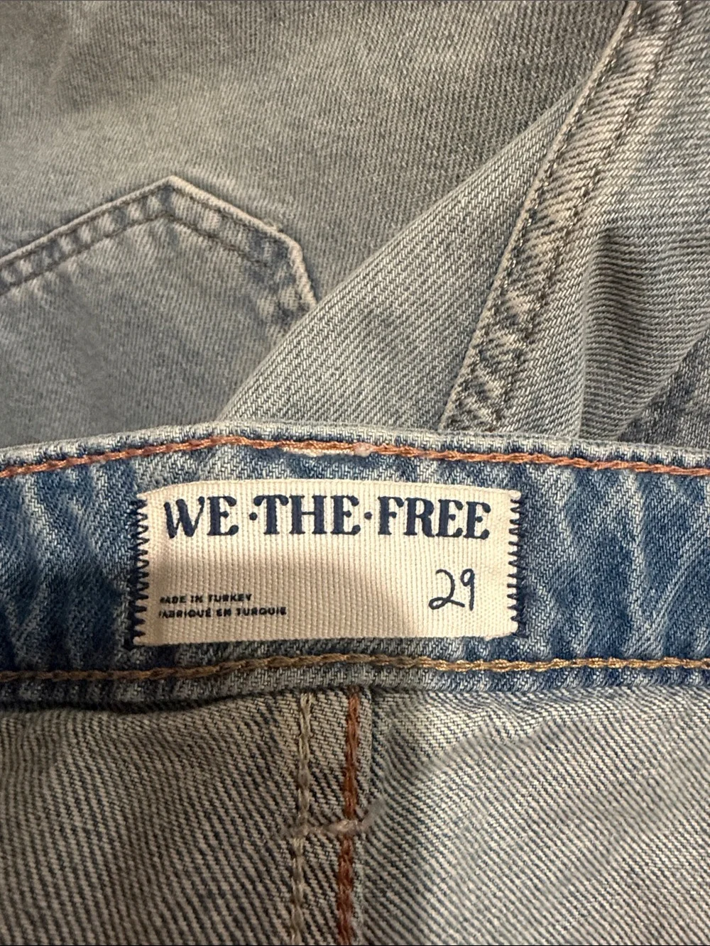 Free people denim Palmer shorts size 29
